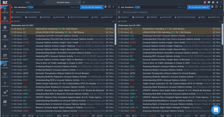 How To Find Benzinga Pro Exclusive News Benzinga Pro Blog How To Find Benzinga Pro Exclusive News Benzinga Pro Blog